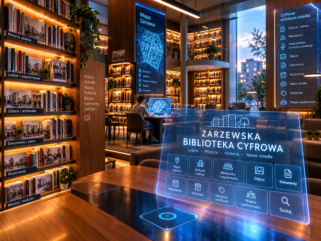 Wizja Zarzewskiej Biblioteki Cyfrowej - Ludzie, Miejsca, Historia